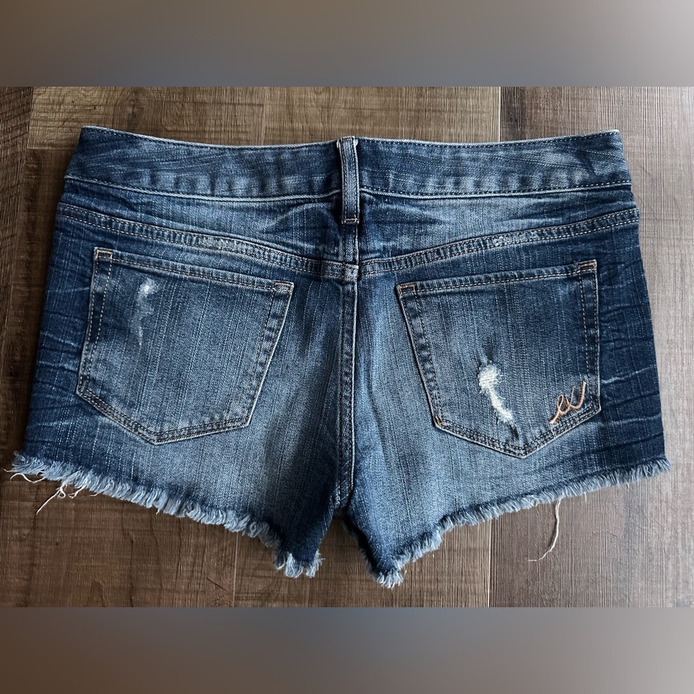 Express Distressed Denim Jean Shorts - Size 2
